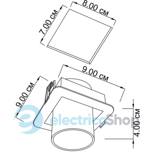 Вбудований точковий світильник ImperiumLight Goggles 27614.05.01