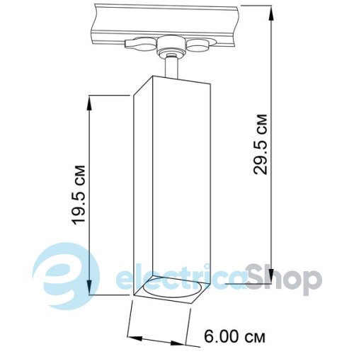 Трековий світильник Imperium Light 278119.05.05 Submarine