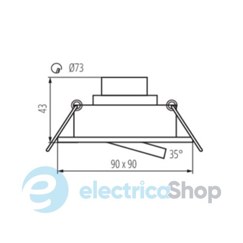 Cвітильник Kanlux ARME LED L 5W-WW (28250)