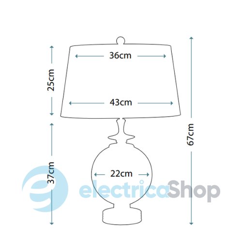 Настільна лампа Elstead (CLARA/TL)