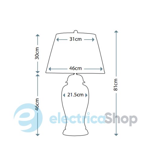 Настільна лампа Elstead (IVORY CRA LG/TL)