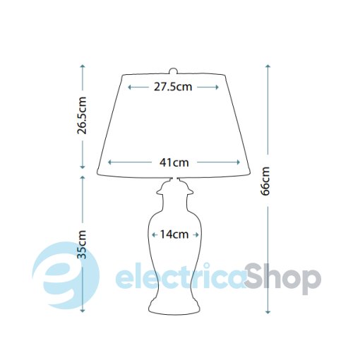 Настільна лампа Elstead (IVORY CRA SM/TL)