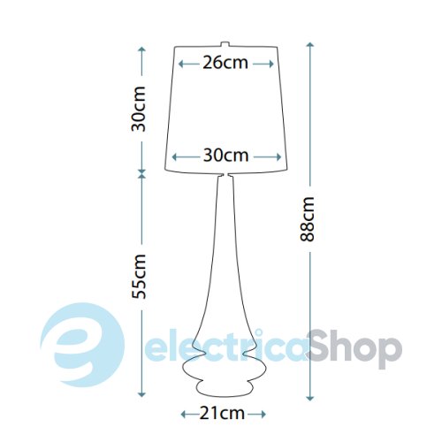 Настольная лампа Elstead SPIN/TL GREY