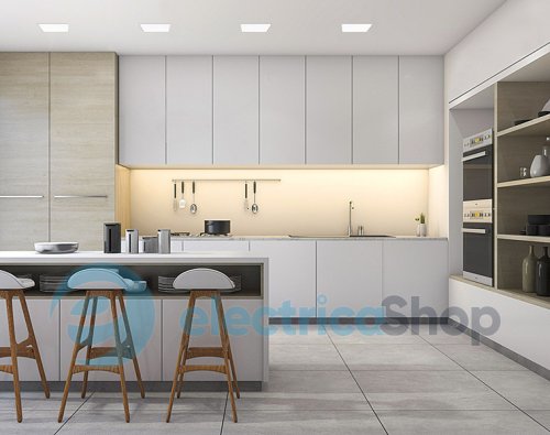 LED-светильник MAXUS Slim Panel SP edge 12W, 4100К квадрат (1-MSP-1241-S)