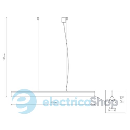 Подвесной светильник Nowodvorski A LED 8905