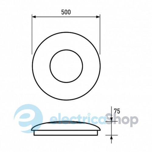 Светодиодный светильник Eurolamp SMART LIGHT Chopin музыкальный 70W 3000-6500K (LED-SLM-70W-N16(deco)