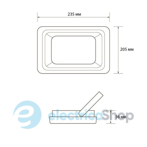 Прожектор Светкомплект FL-E 030 SMD 30W 6500K (4258)