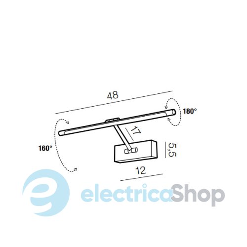 Підсвічування для картин Azzardo Davinci 48 LED AZ2650