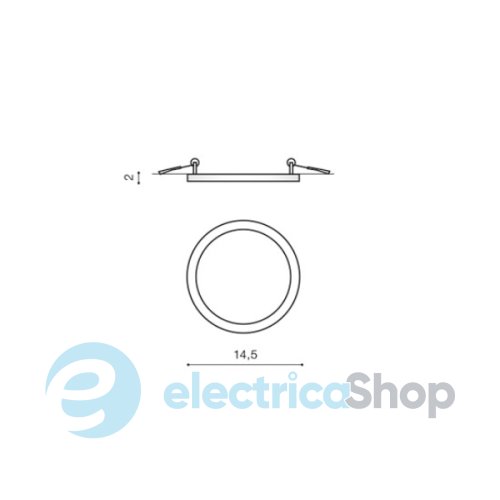 Світильник Azzardo Slim Round 15 LED AZ2840 3000K