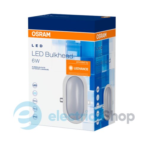 Вуличний світильник Ledvance LED Osram Bulkhead 6W 4000K WT