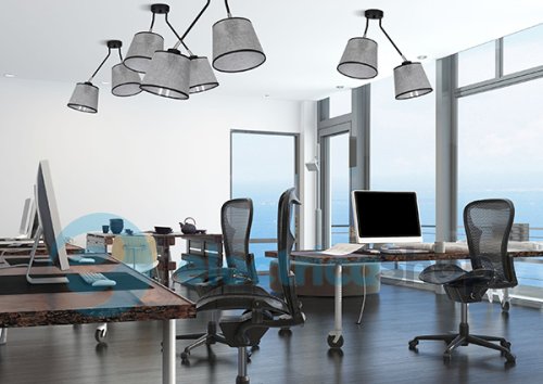 Люстра LUMINEX Asta 8267 black matt