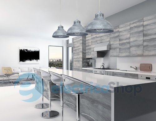 Люстра LUMINEX Sven concrete gray 9050