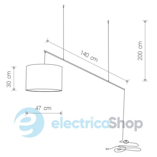 Подвесной светильник Nowodvorski FISHING ROD 9075