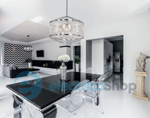 Люстра LUMINEX Elegance black 0934