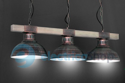 Люстра LUMINEX Hakon 9058 natural wood