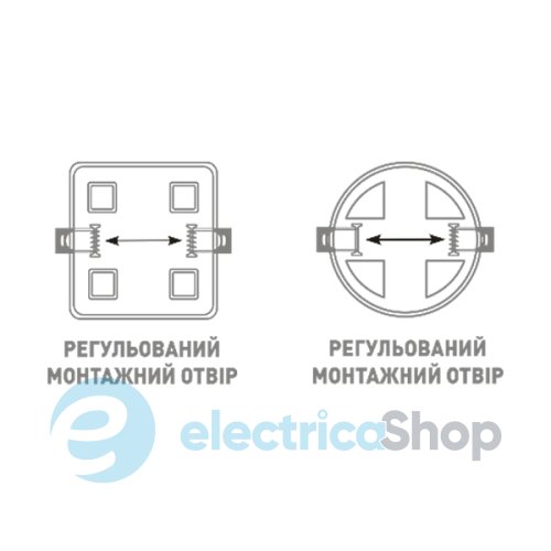 Світлодіодний світильник Global Small Panel adjustable 9W 3000K квадрат (1-GSP-01-0930-S)