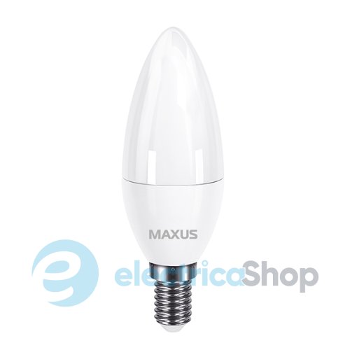 Світлодіодна лампа MAXUS LED C37 7W 4100K 220V E14 1-LED-734
