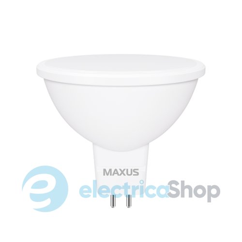 Лампа світлодіодна MAXUS 1-LED-713 MR16 5W 3000K 220V GU5.3
