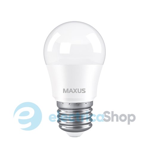 Лампа светодиодная MAXUS G45 8W 3000K 220V E27 1-LED-747