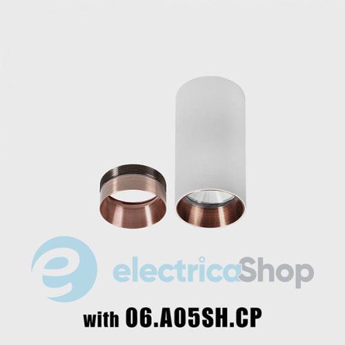 Точковий світильник LTX TUB M LED 9W, 3000К (02.0511.9.930.WH)