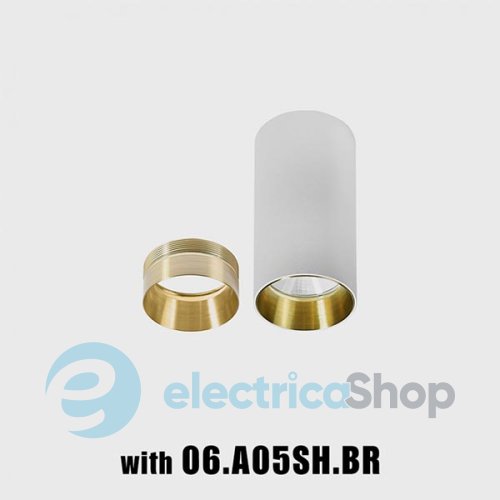 Точковий світильник LTX TUB M LED 9W, 3000К (02.0511.9.930.WH)