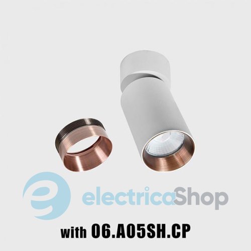 Точковий світильник LTX TUB M LED 9W, 3000К (02.0591.9.930.WH)