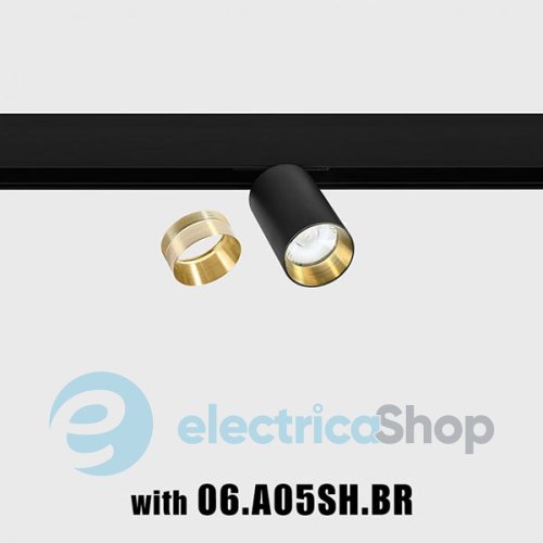 Трековий світильник LTX IN LINE TUB M LED 10.8W, 4000К (06.0591.14.940.BK)