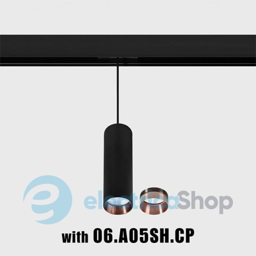 Трековий світильник LTX IN LINE TUB M LED 19W, 4000К (06.0521.19.940.BK) pendant