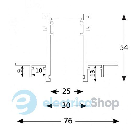 Трек встроенный LTX IN LINE TRACK белый (06.R300.WH)