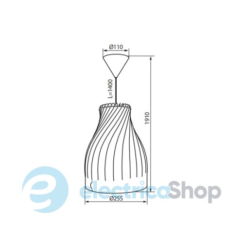 Підвісний світильник Kanlux 25530 CORDES 