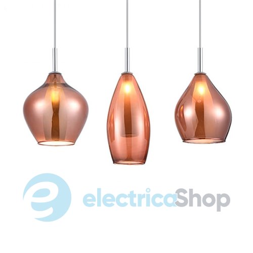 Подвесной светильник AZzardo Amber Milano 3 AZ3078 copper