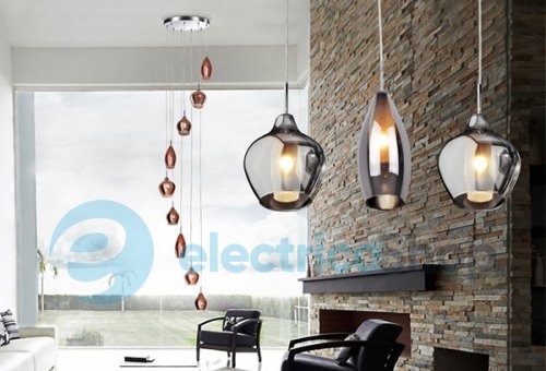 Подвесной светильник AZzardo Amber Milano 9 AZ3134 copper