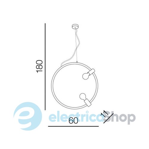 Підвісний світильник AZzardo Orsola AZ3354 white