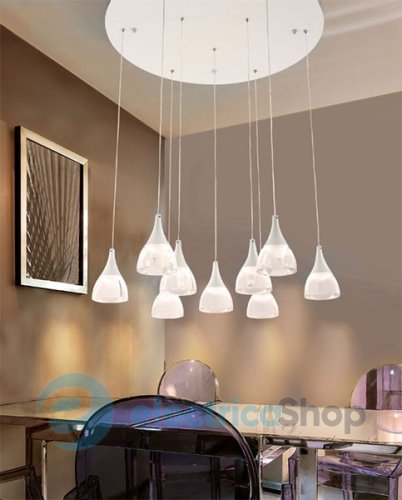 Подвесной светильник AZzardo Dalmatia 9 AZ3144 LED white