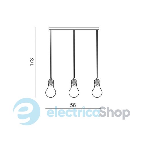 Підвісний світильник AZzardo Otus 3 AZ1644