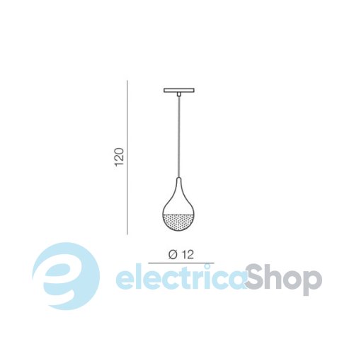 Підвісний світильник AZzardo Cecilia 1 AZ2172