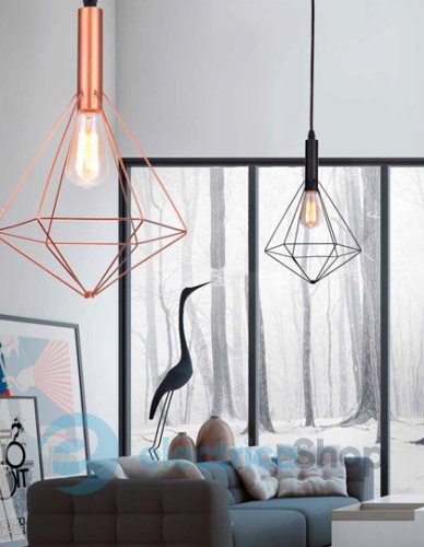 Підвісний світильник AZzardo Diamond 1 AZ2140 copper