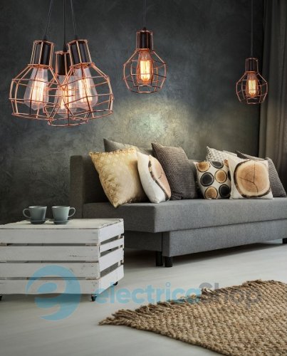 Підвісний світильник AZzardo Carron 1 AZ1659 copper