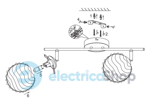 Світильник-спот TRIO WIRE R81322106