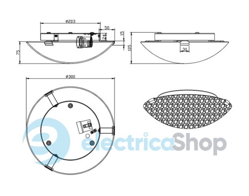 Потолочный светильник TRIO SWEETY 607800100