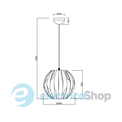 Люстра TRIO R30473001 PUMPKIN