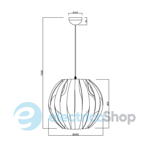 Люстра TRIO R30474589 PUMPKIN