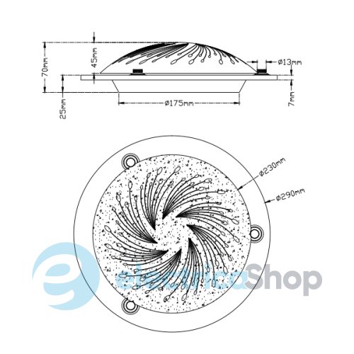 Потолочный светильник TRIO ROMADOUR 677310907
