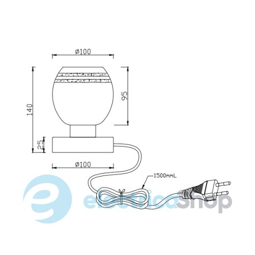 Настільна лампа TRIO AHOI R59411101