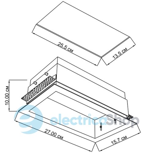 Врізний точковий світильник Hubble 327227.05.05 ImperiumLight