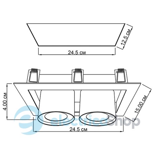 Точковий світильник Goggles Big 356224.22.22 ImperiumLight