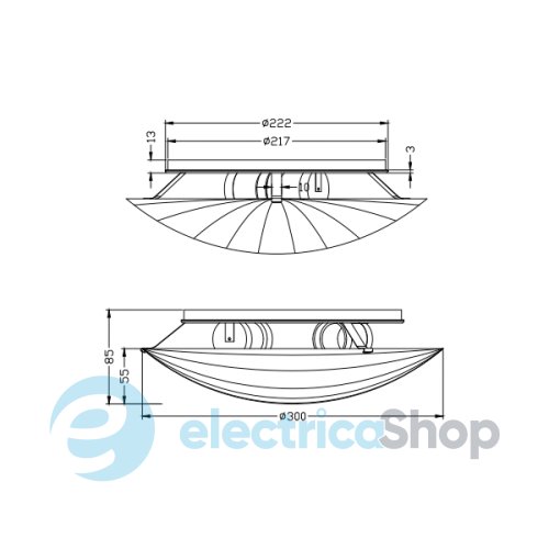 Стельовий світильник TRIO ALBA 601900200