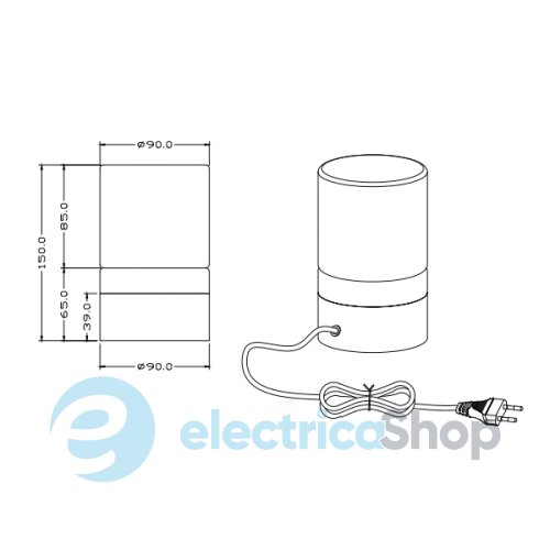 Настільна лампа TRIO ARY 5908011-07
