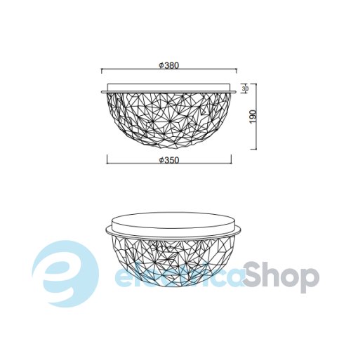Потолочный светильник TRIO TRITON R60573000
