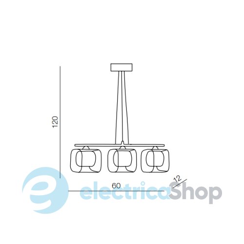 Підвісний світильник AZzardo HAPPY 3 AZ0484